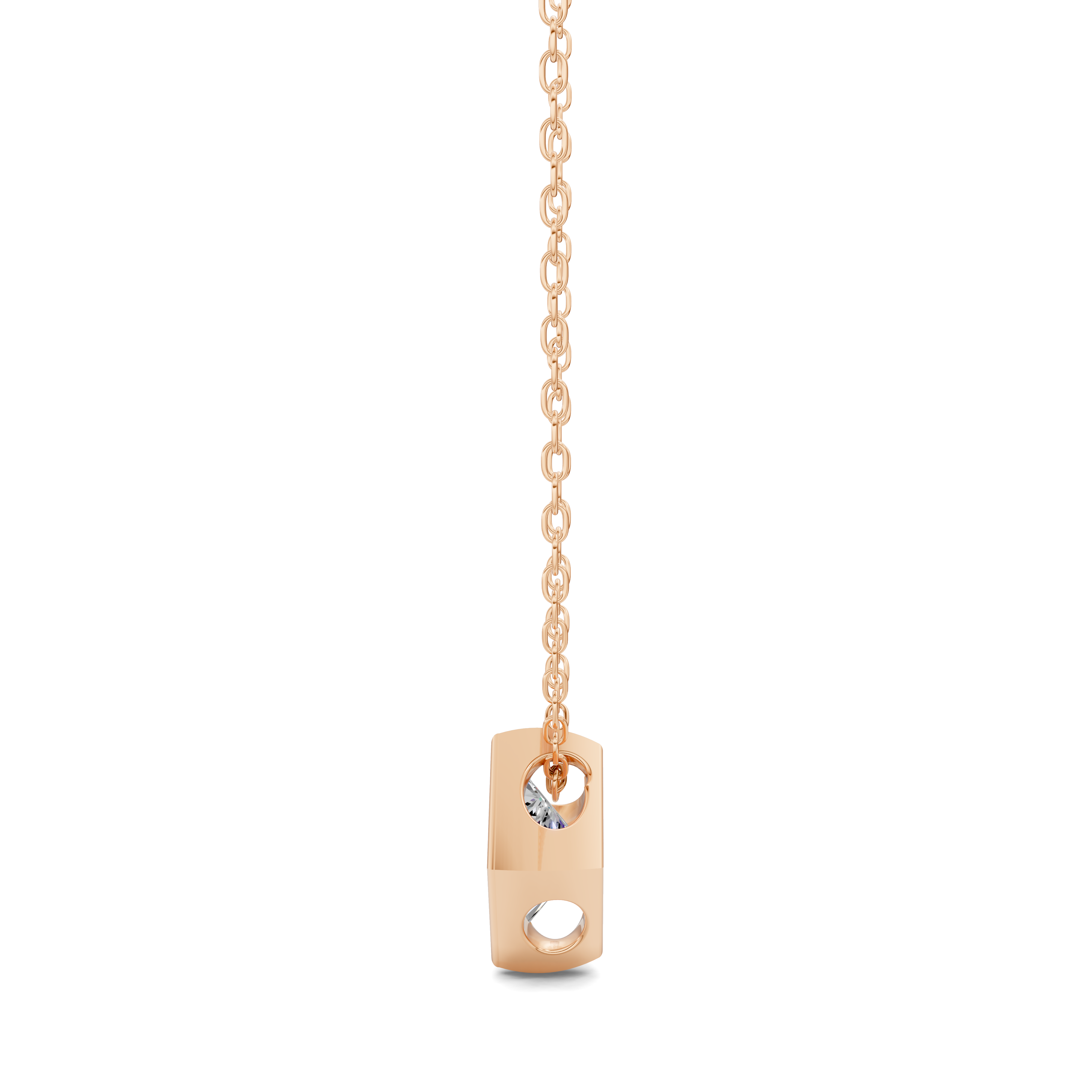 Princess Bezel Diamond Pendant (1.50 CTW)