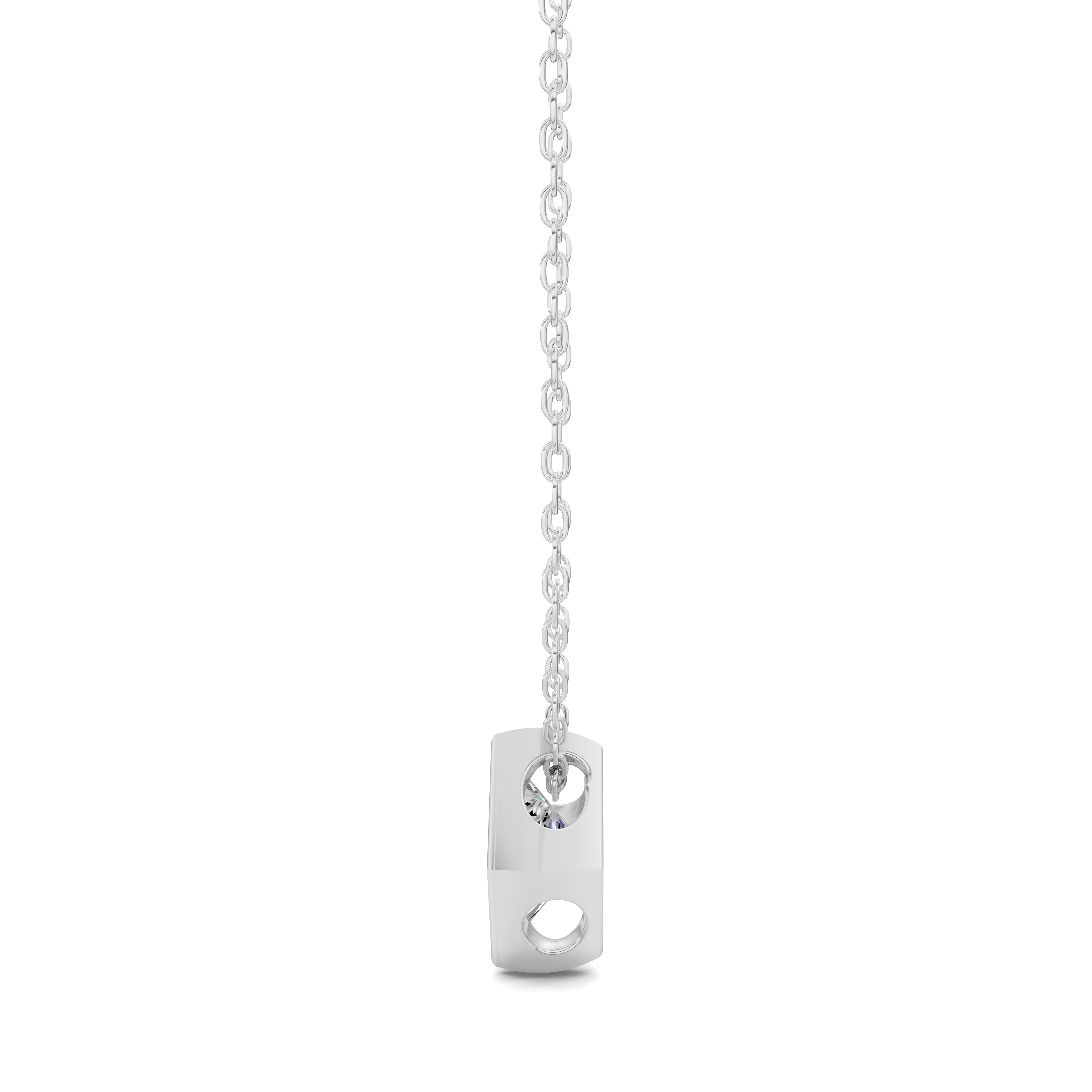 Princess Bezel Diamond Pendant (1.50 CTW)