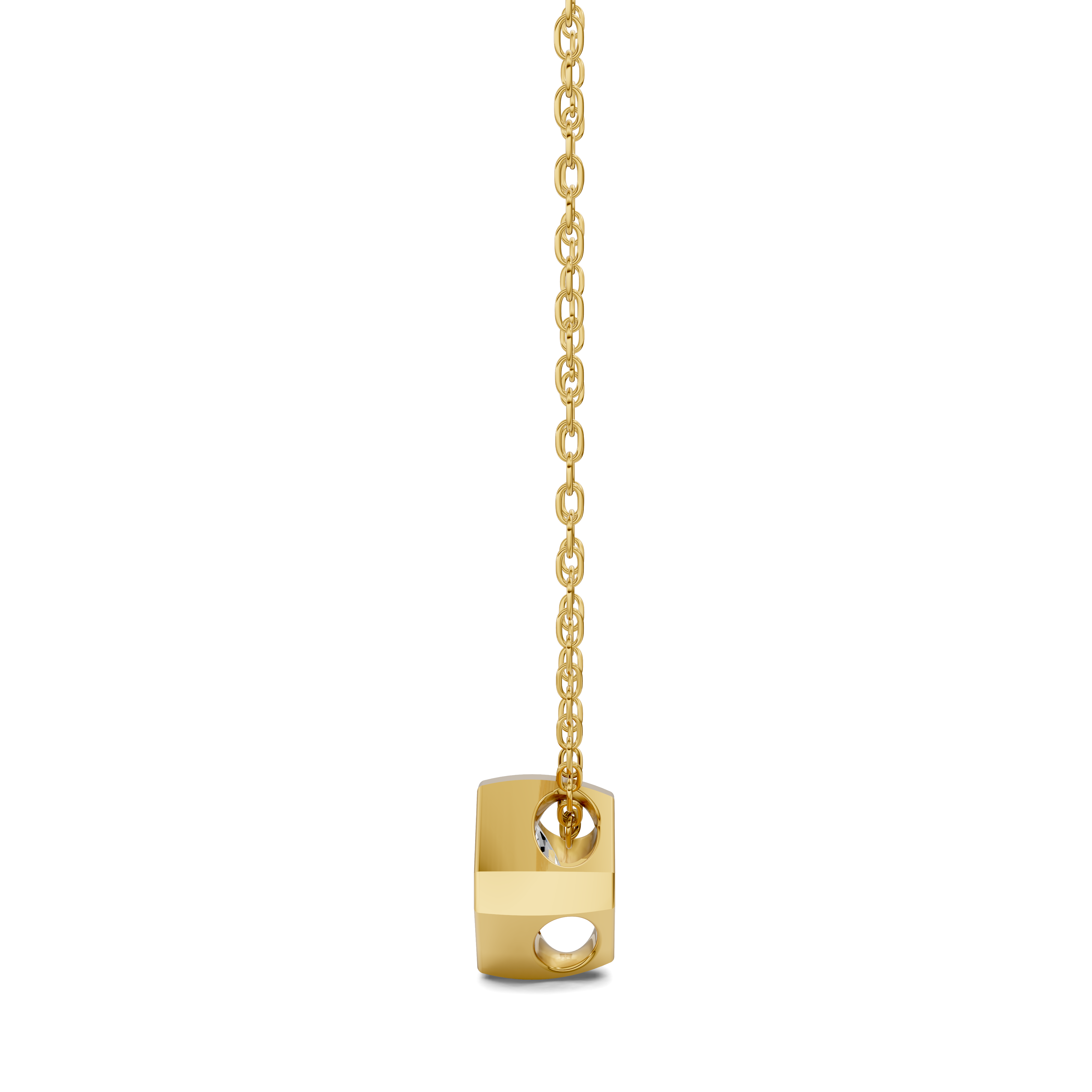 Asscher Bezel Diamond Pendant (1.50 CTW)