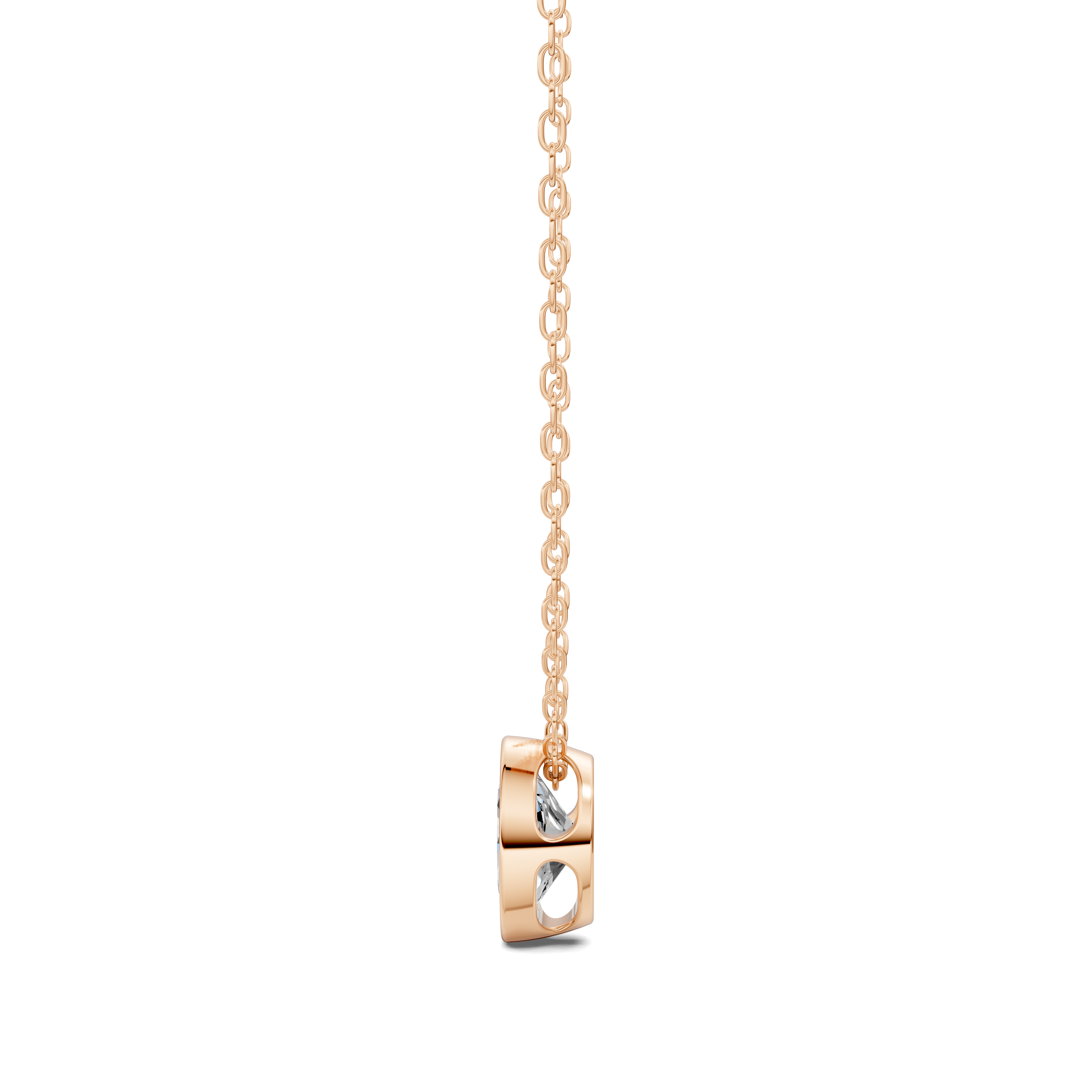 Oval Bezel Diamond Pendant (1.50 CTW)