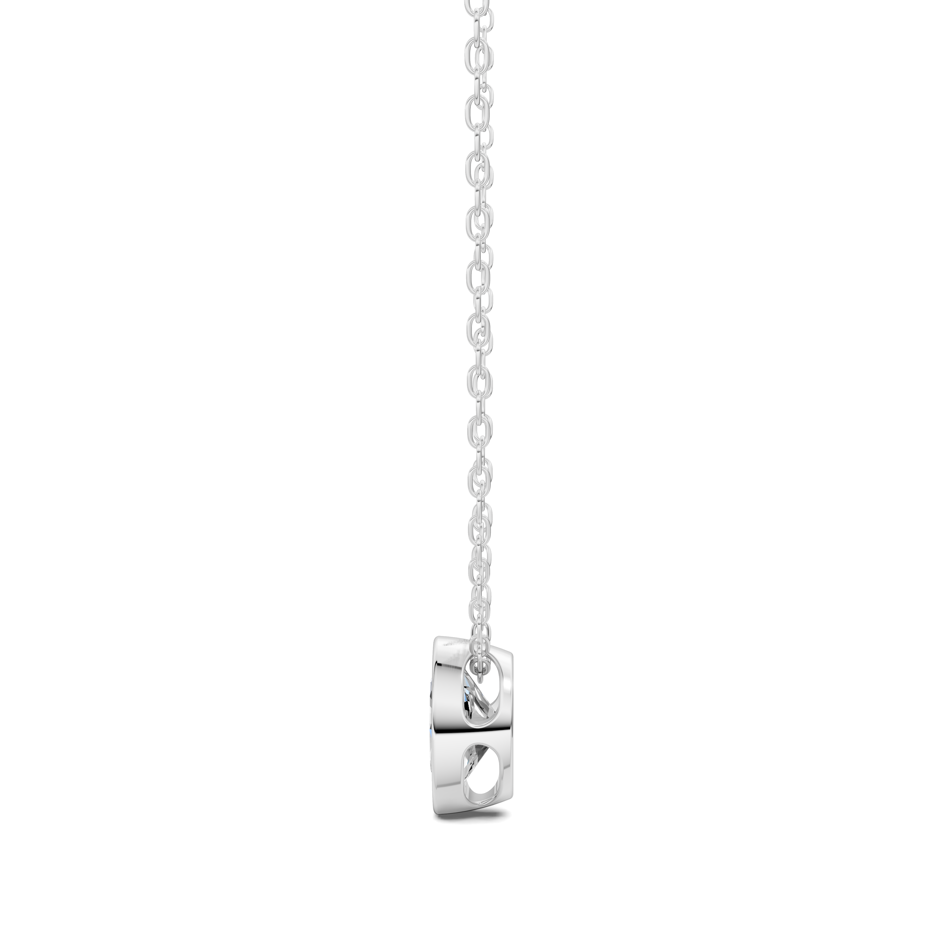 Oval Bezel Diamond Pendant (1.50 CTW)