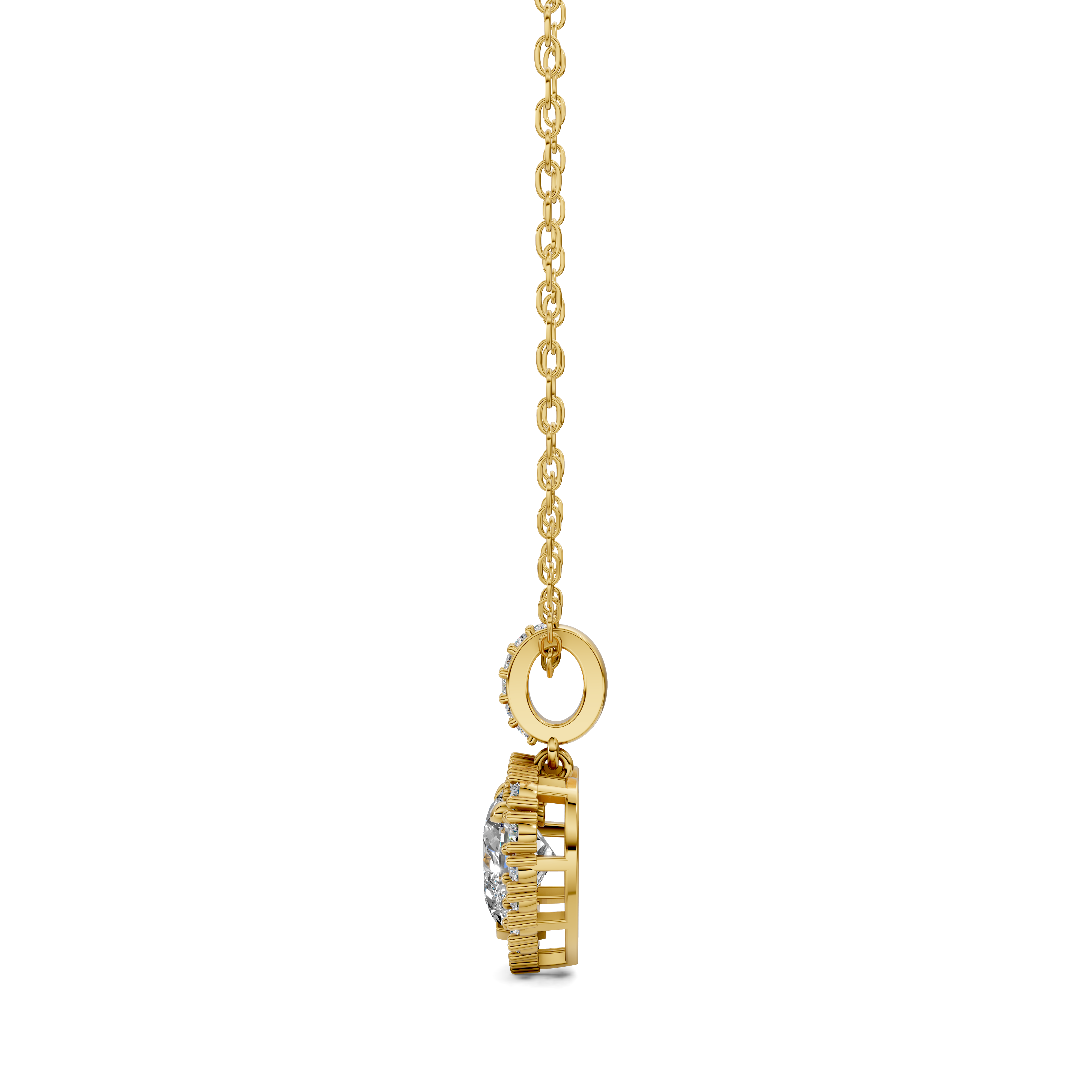 Heart Halo Pendant (1.50 CTW)