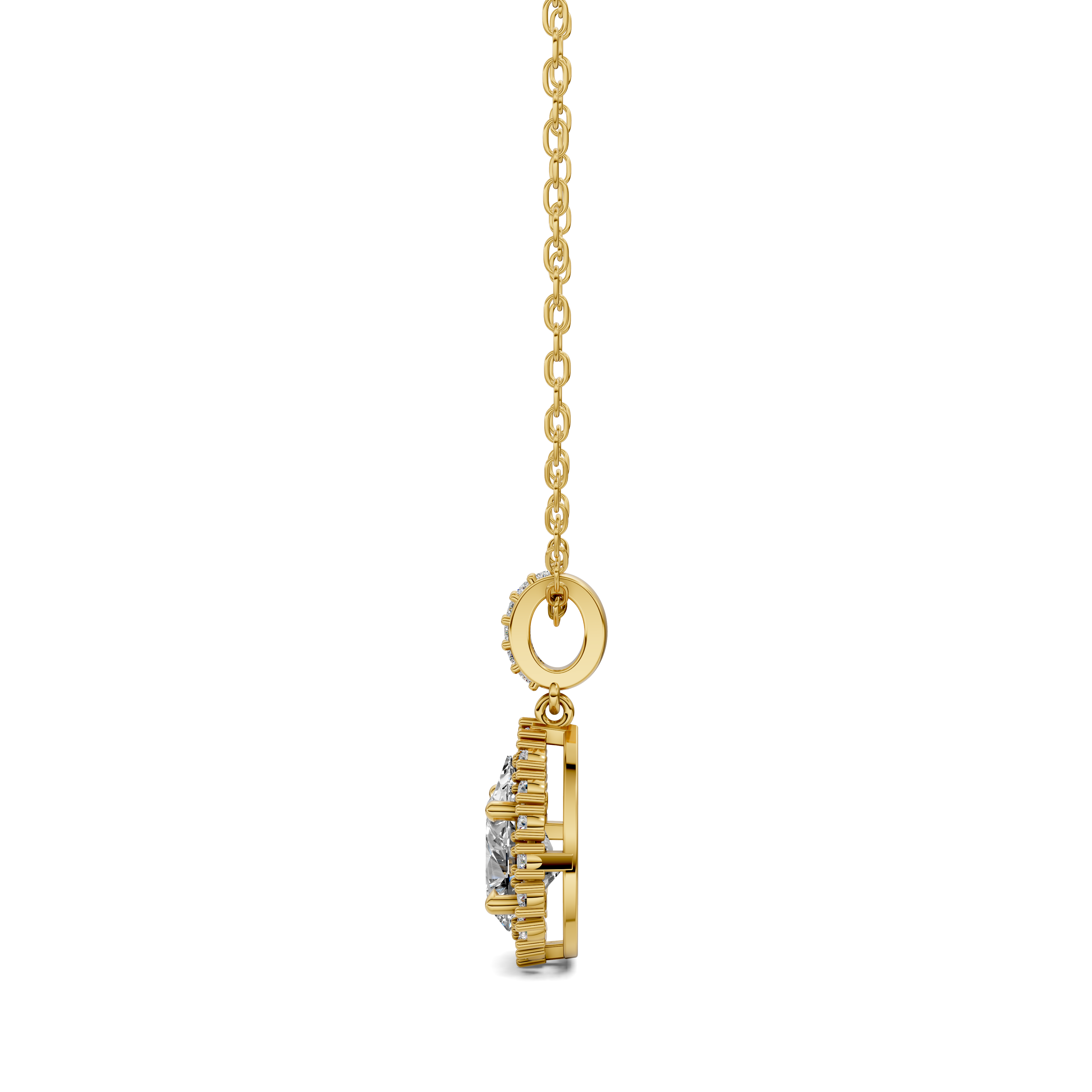 Pear Halo Pendant (1.50 CTW)