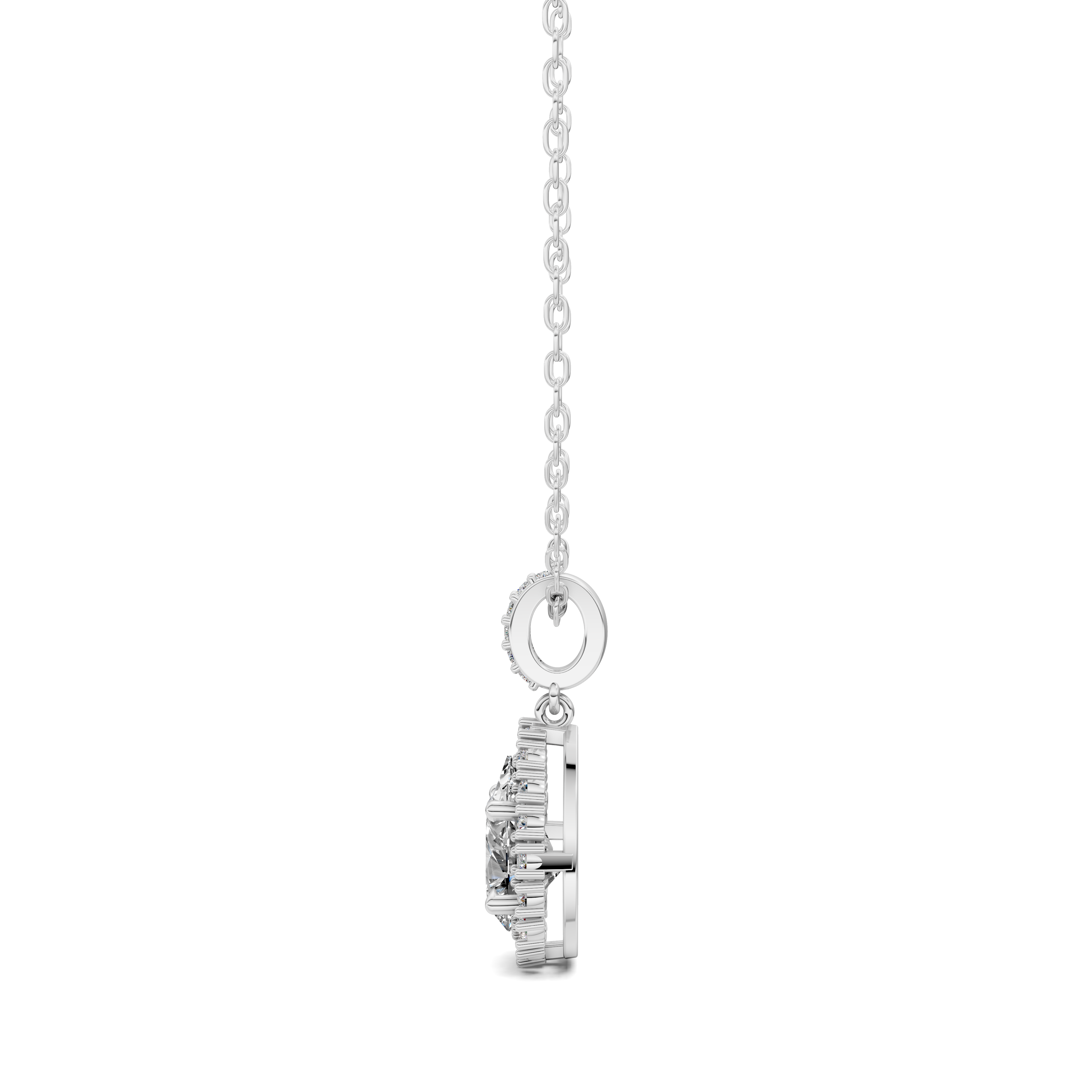 Pear Halo Pendant (1.50 CTW)