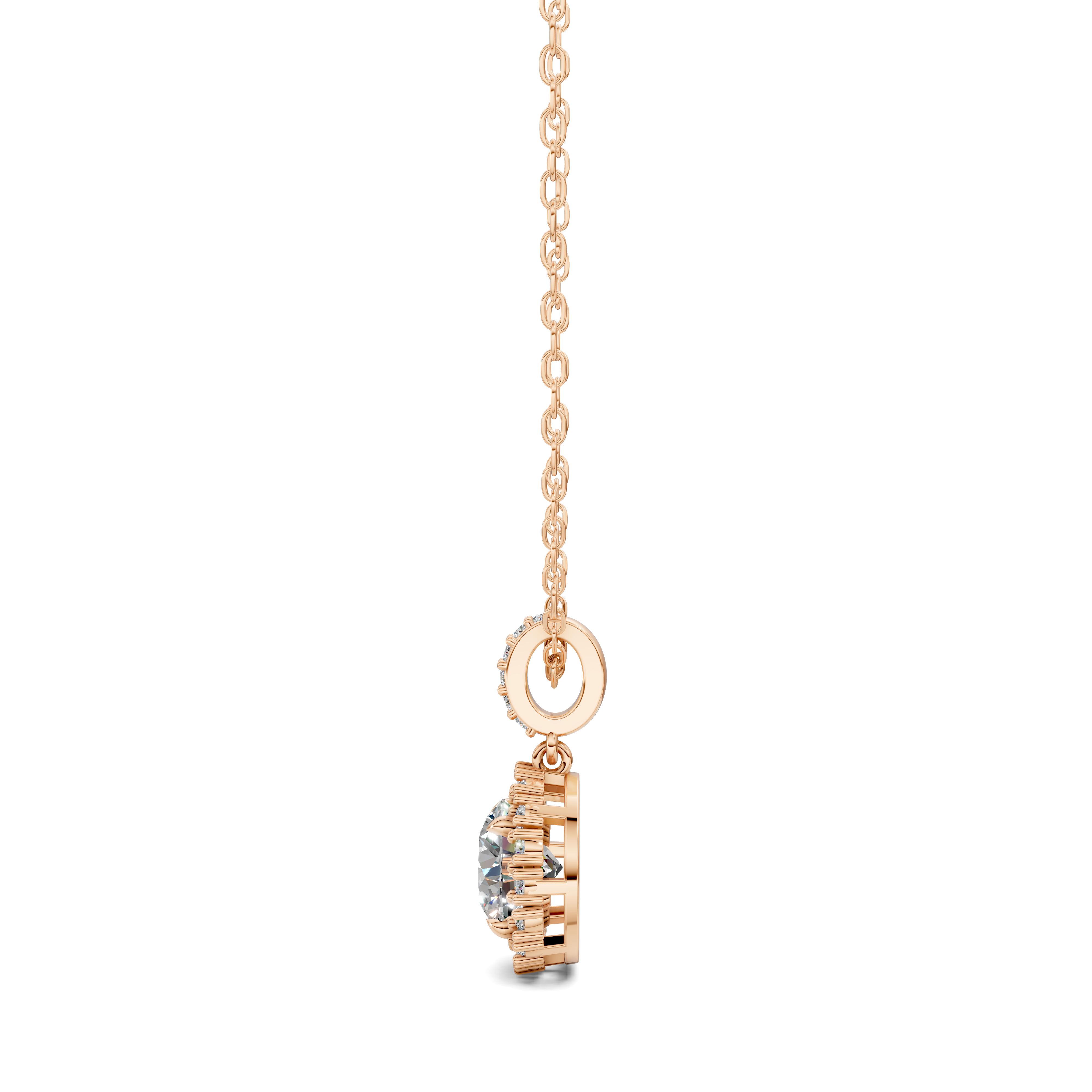 Round Halo Pendant (1.50 CTW)