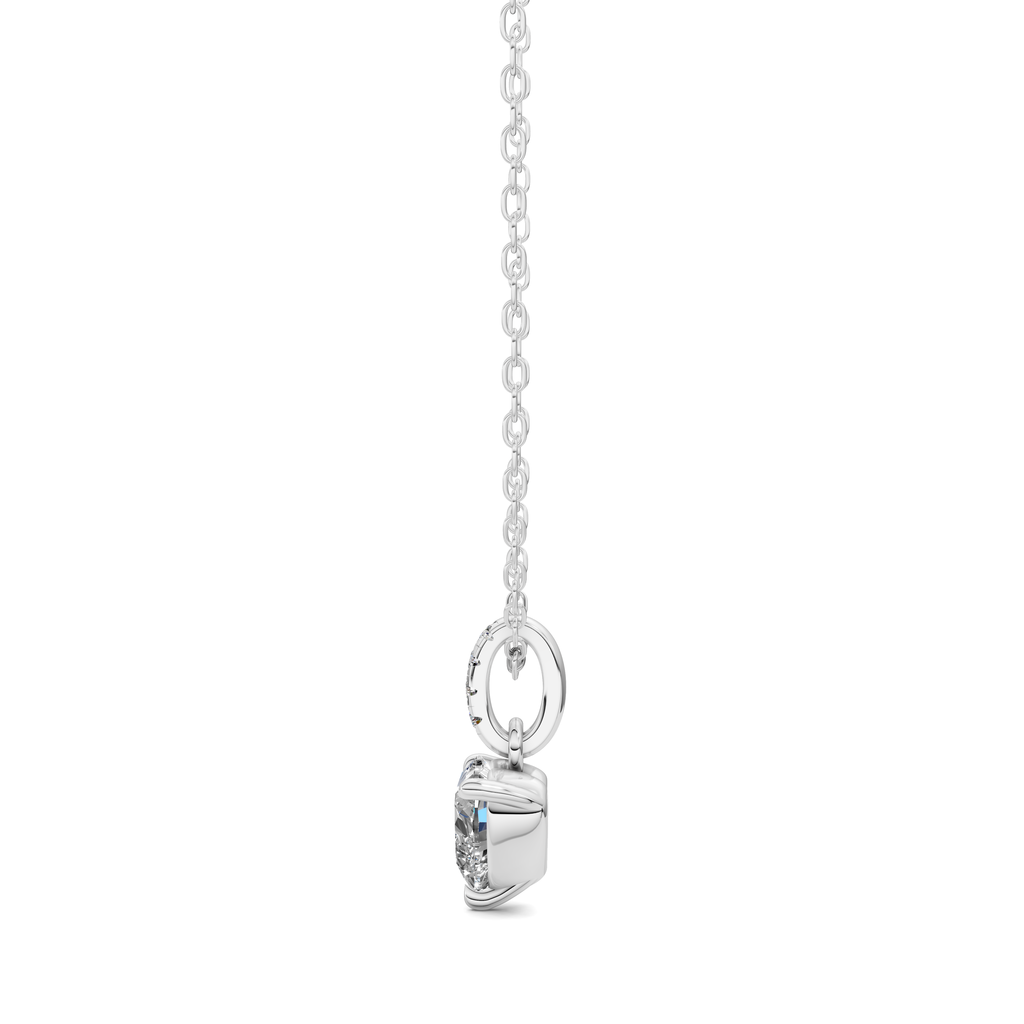 Heart Pavé Bail Pendant (1.50 CTW)