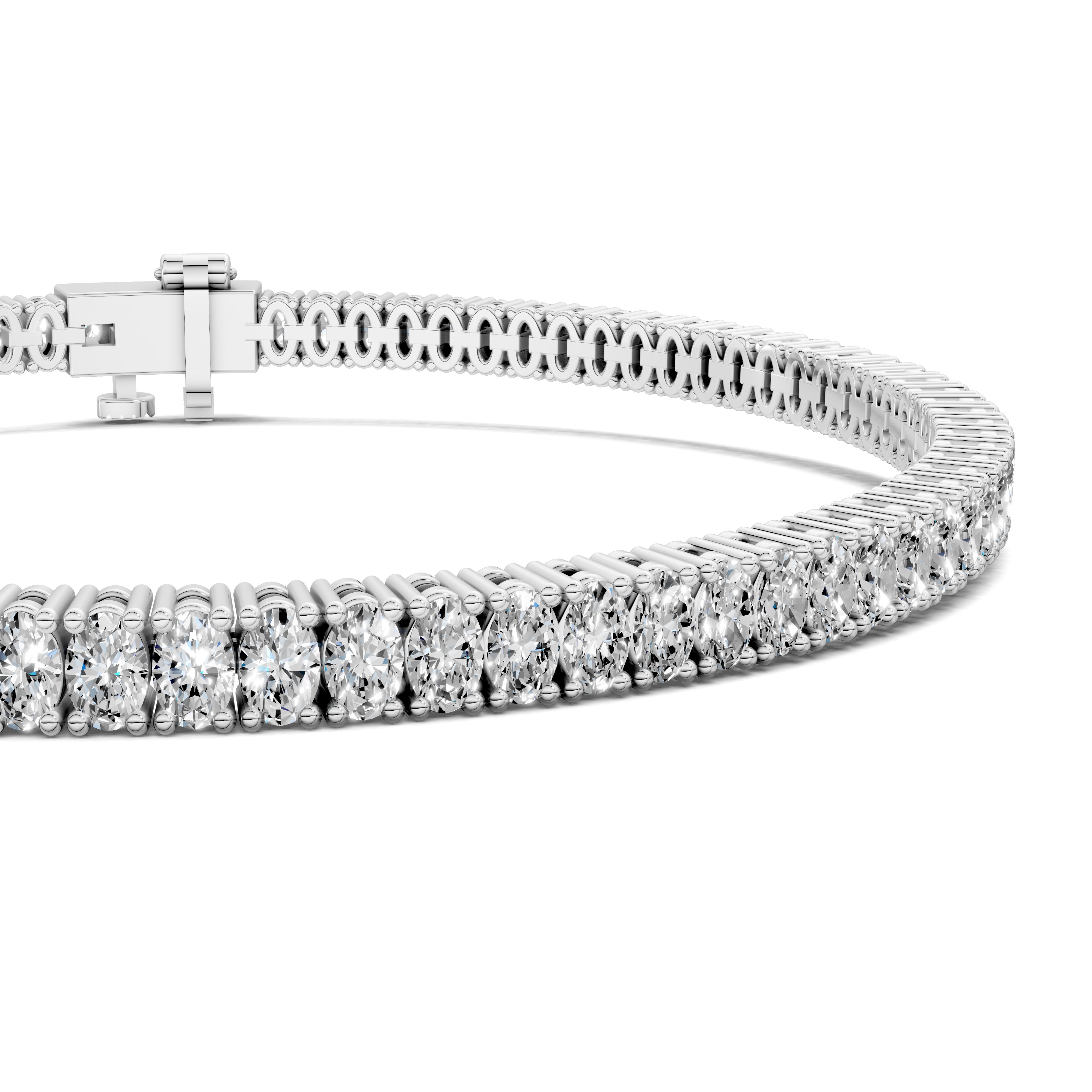 Chloe Oval Tennis Bracelet