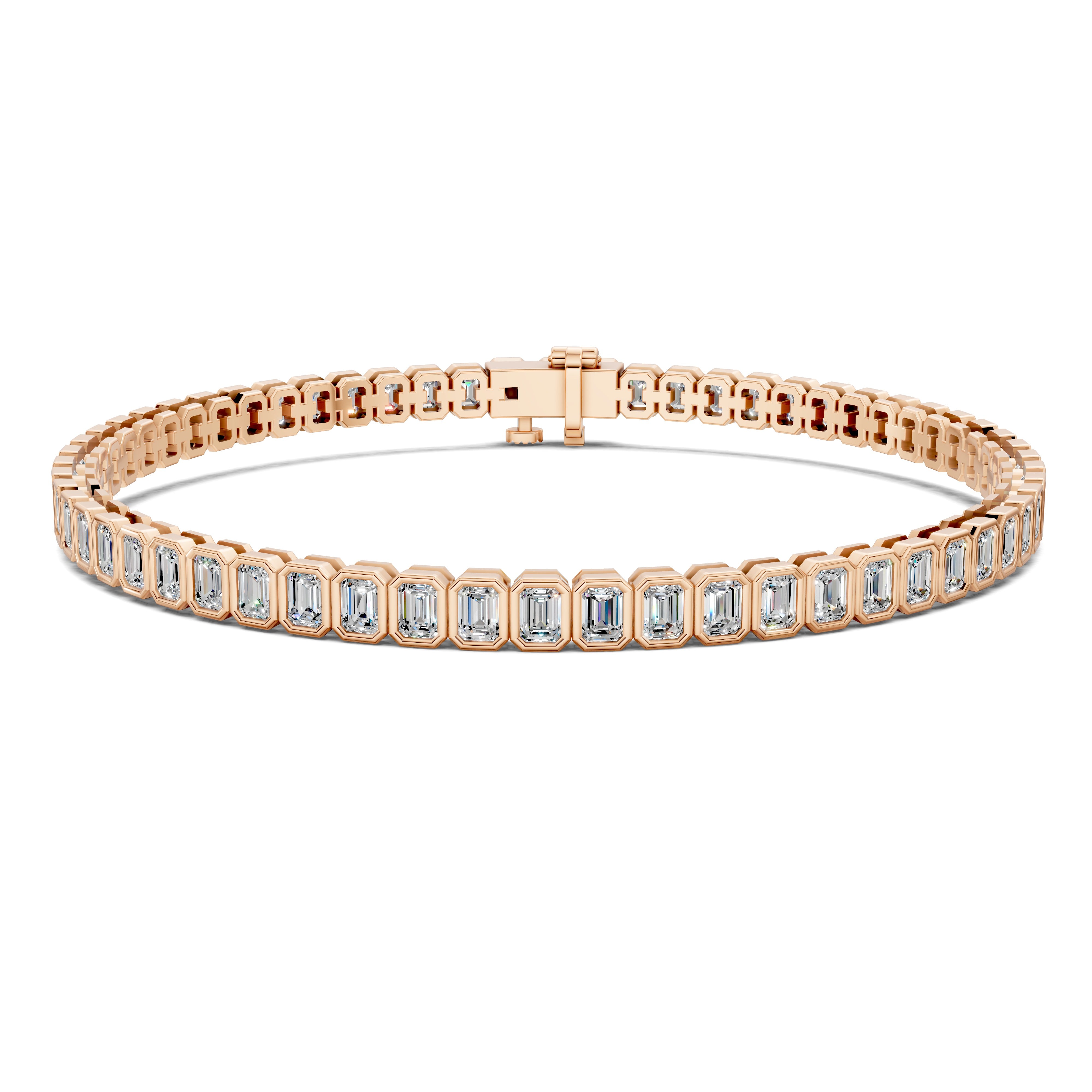 Sophie Emerald Bezel Tennis Bracelet
