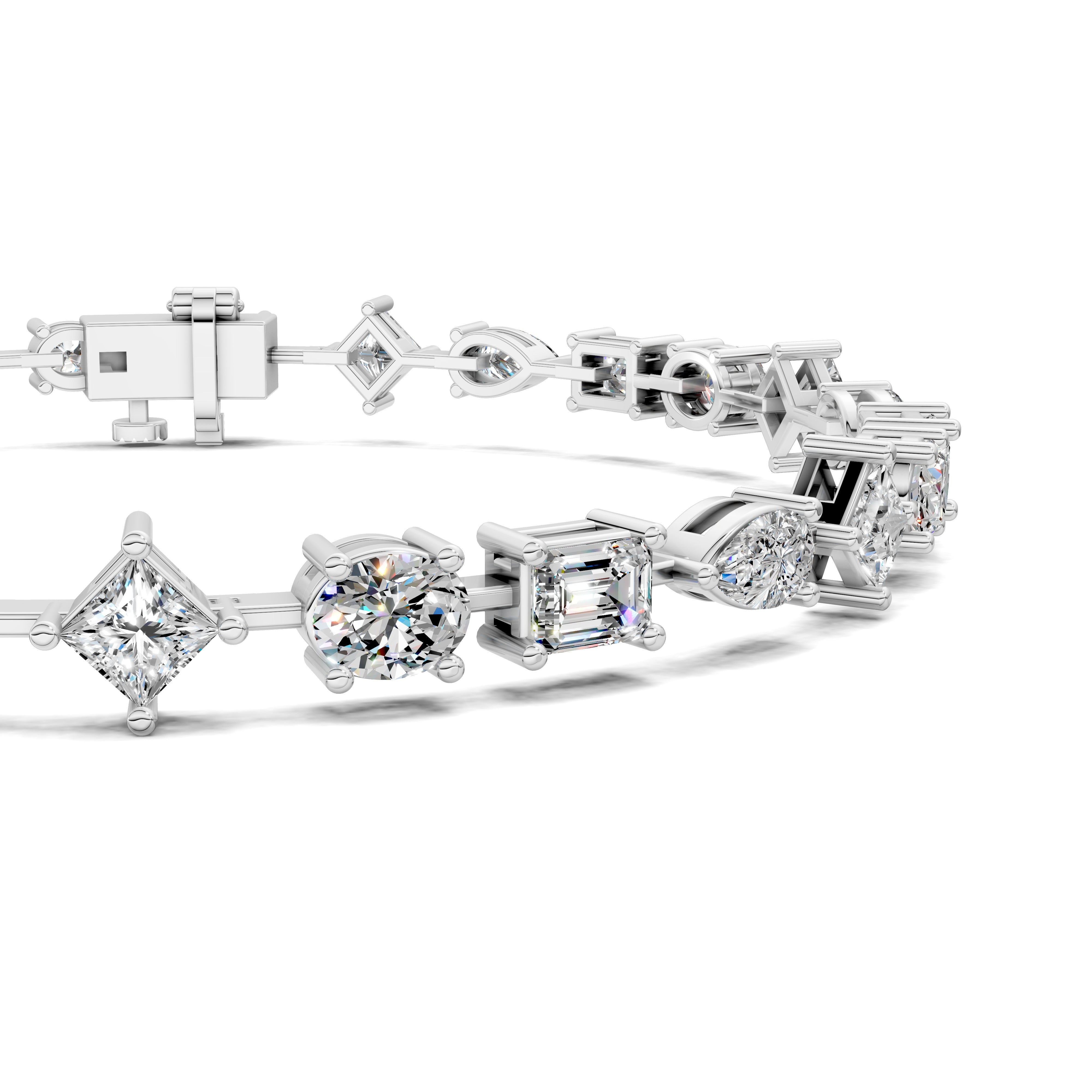 Harper Mixed-Shape Tennis Bracelet