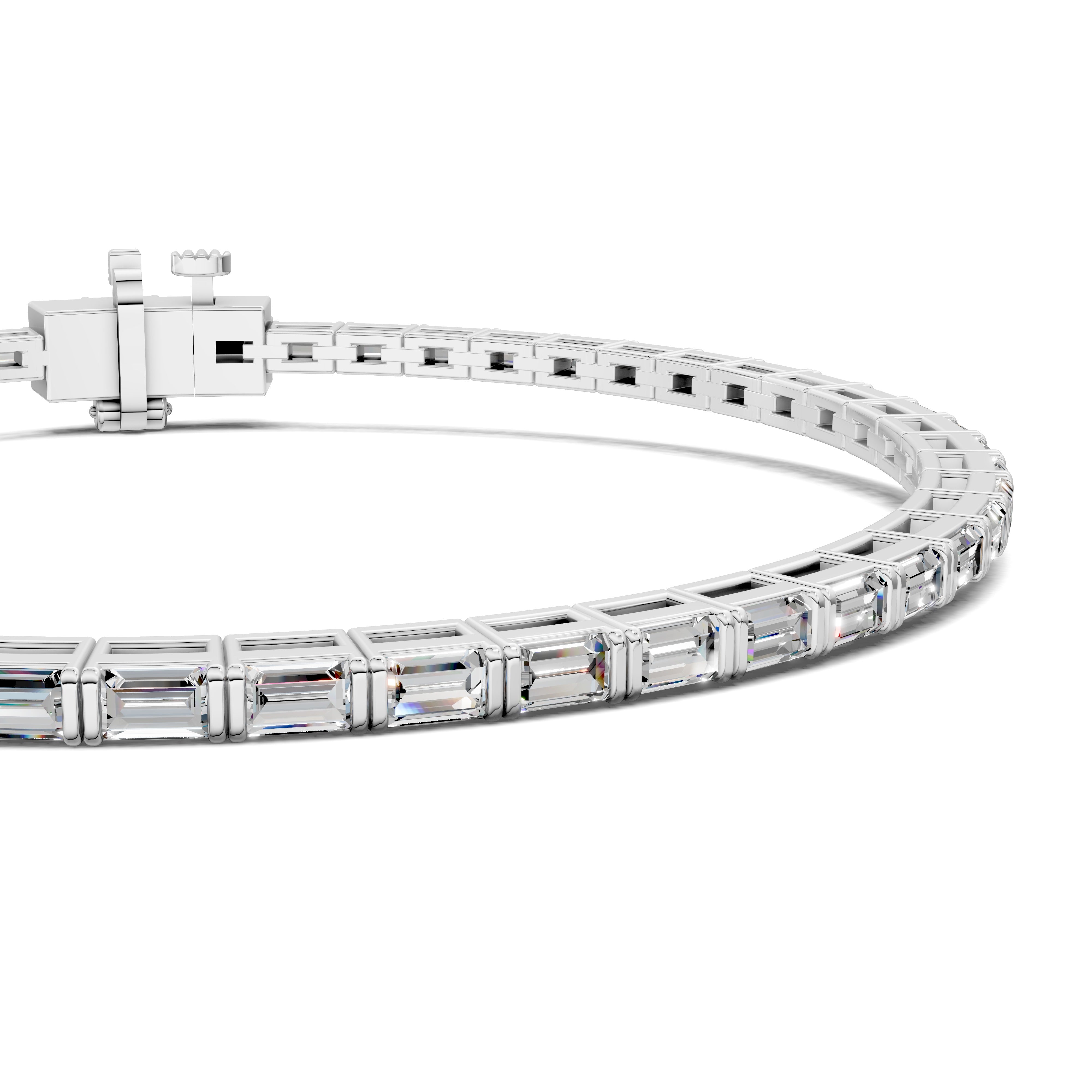 Chloe East-West Baguette Tennis Bracelet