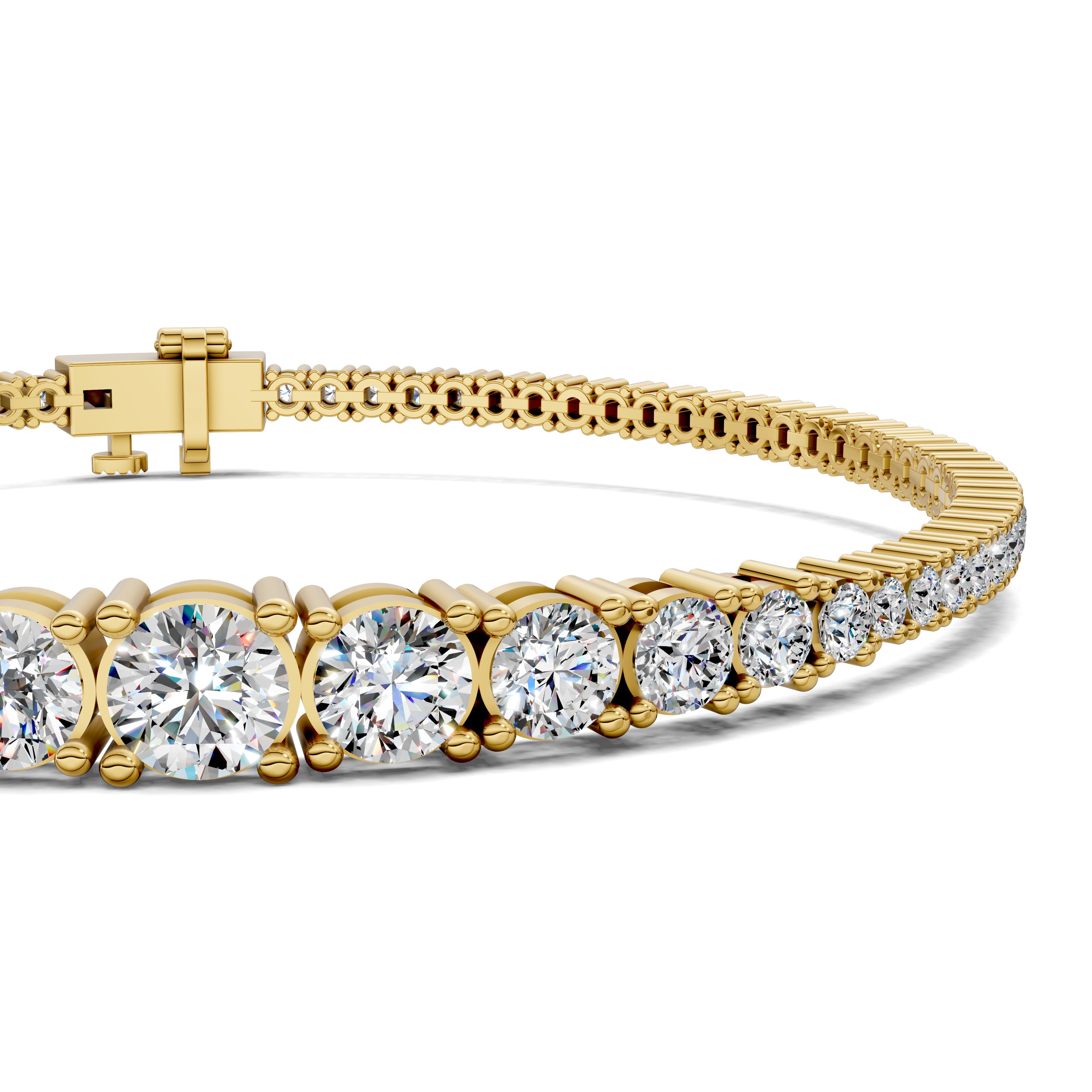 Ava Graduated Four-Prong Tennis Bracelet