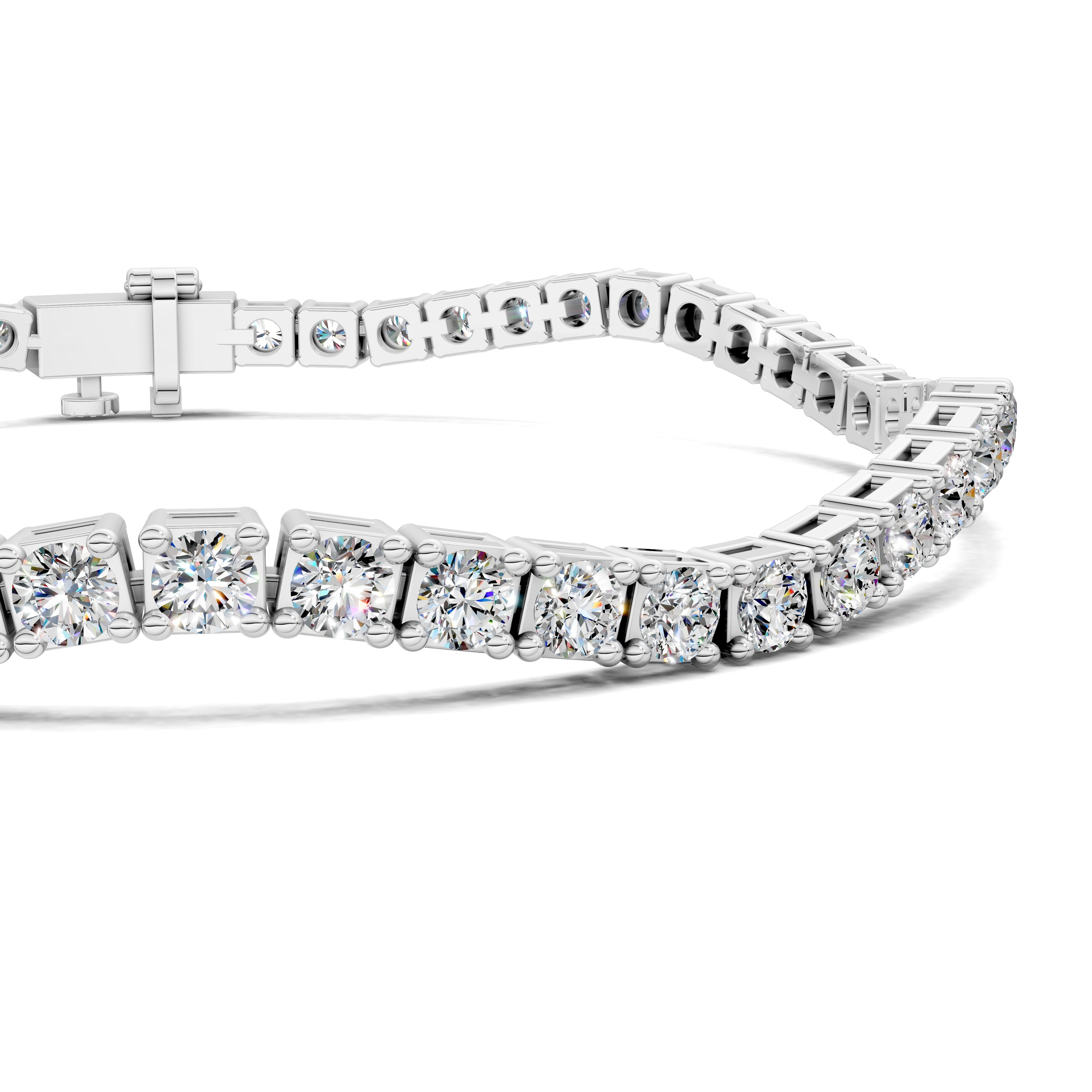 Sienna Wavy Tennis Bracelet