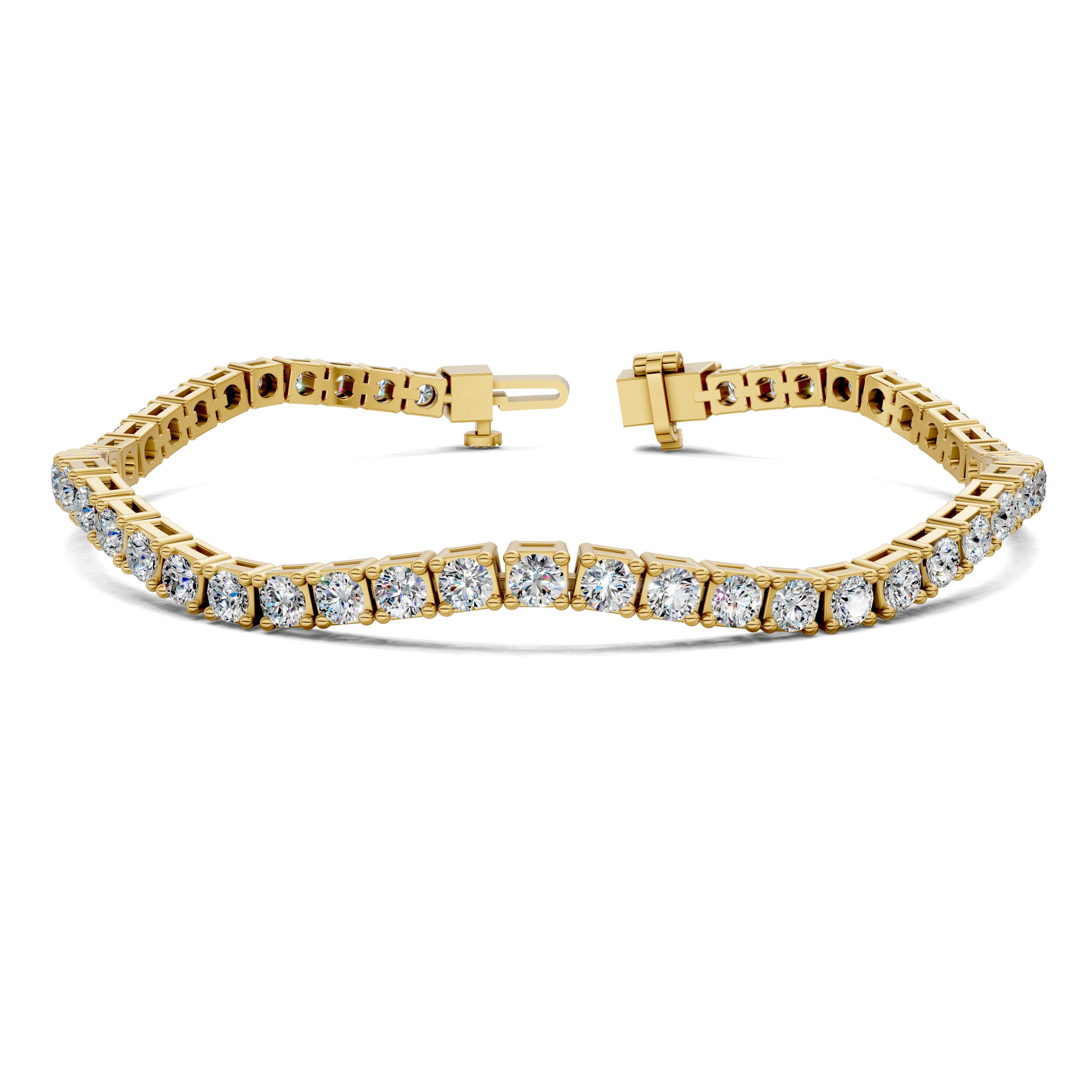 Sienna Wavy Tennis Bracelet