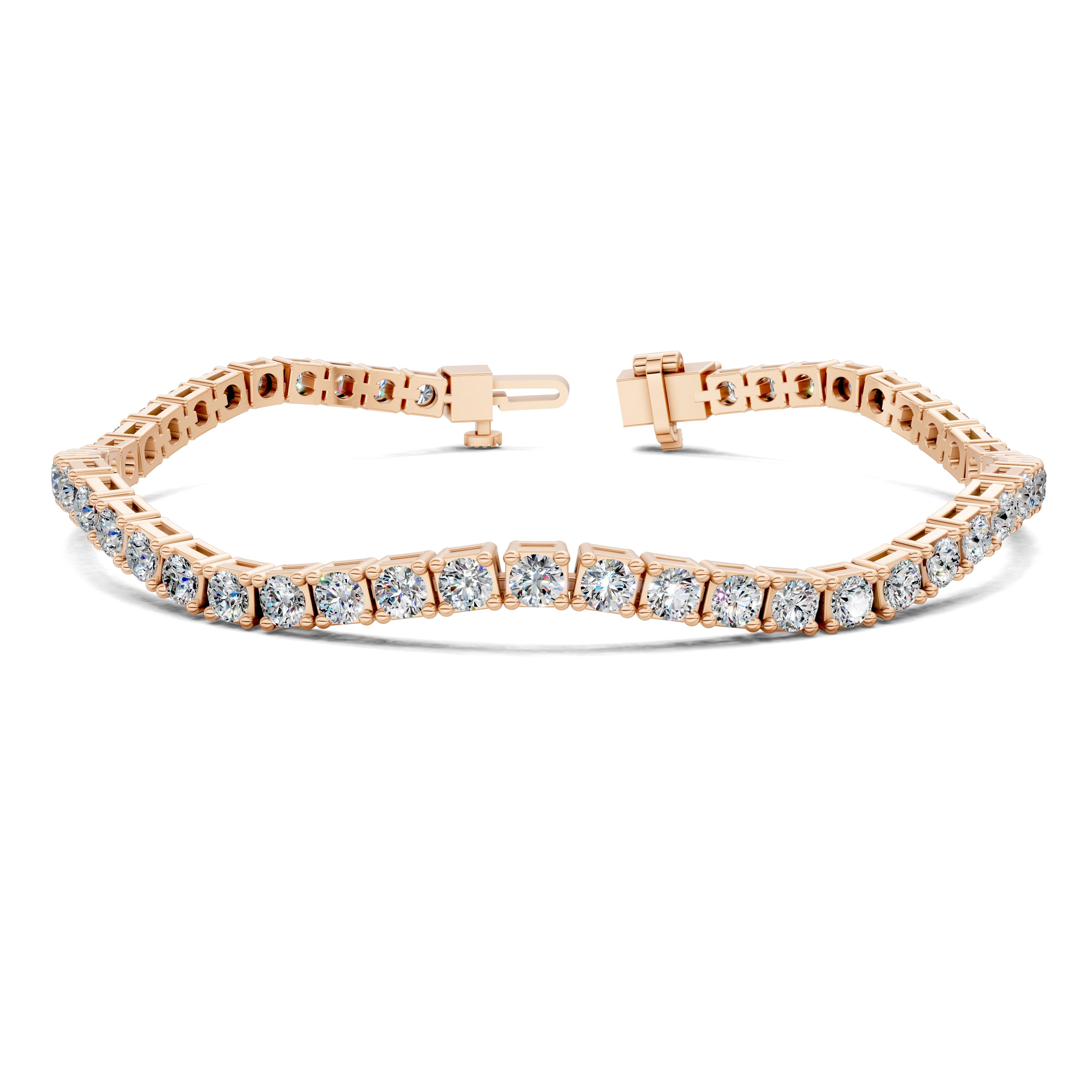 Sienna Wavy Tennis Bracelet