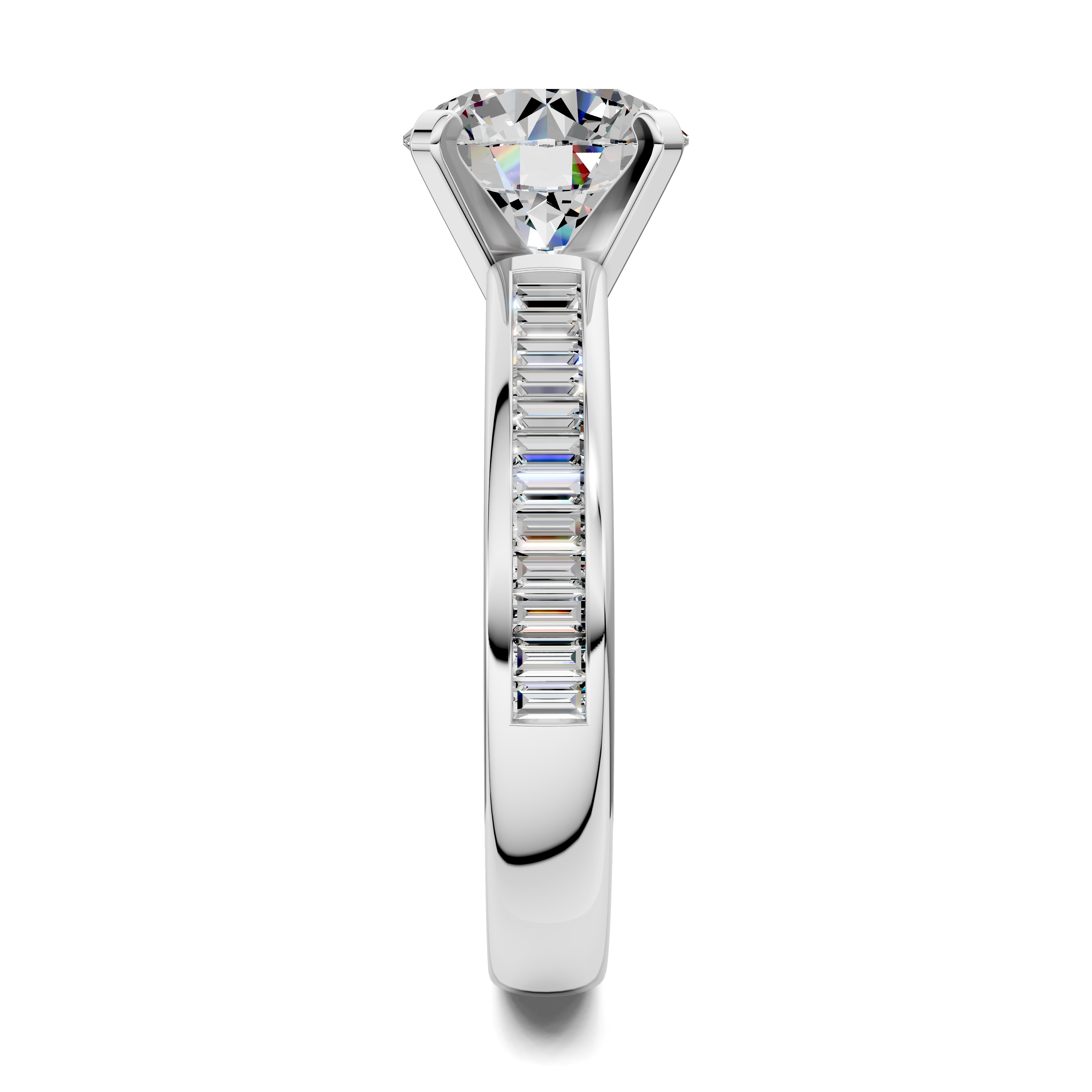 Paige Baguette Channel Set Ring