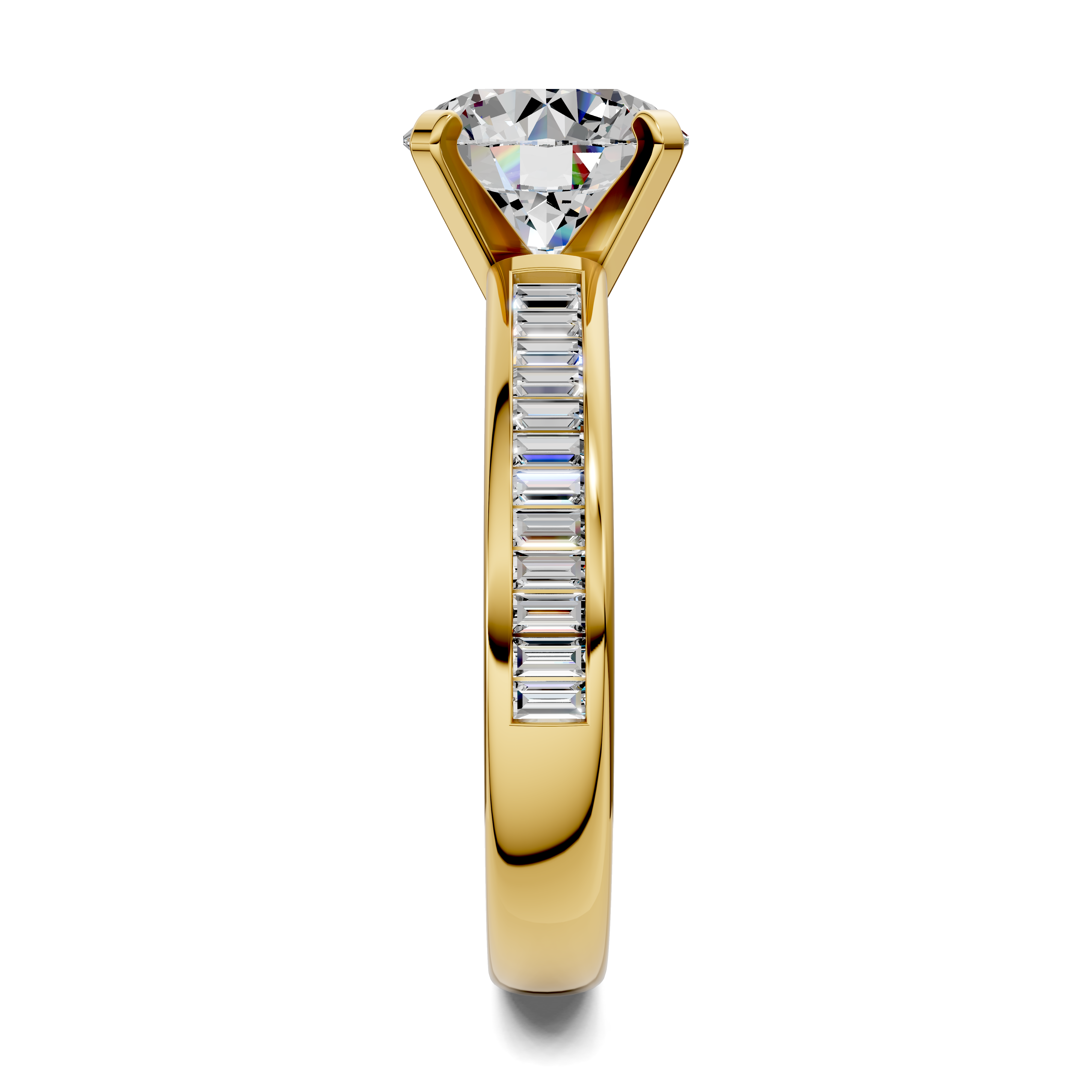 Paige Baguette Channel Set Ring