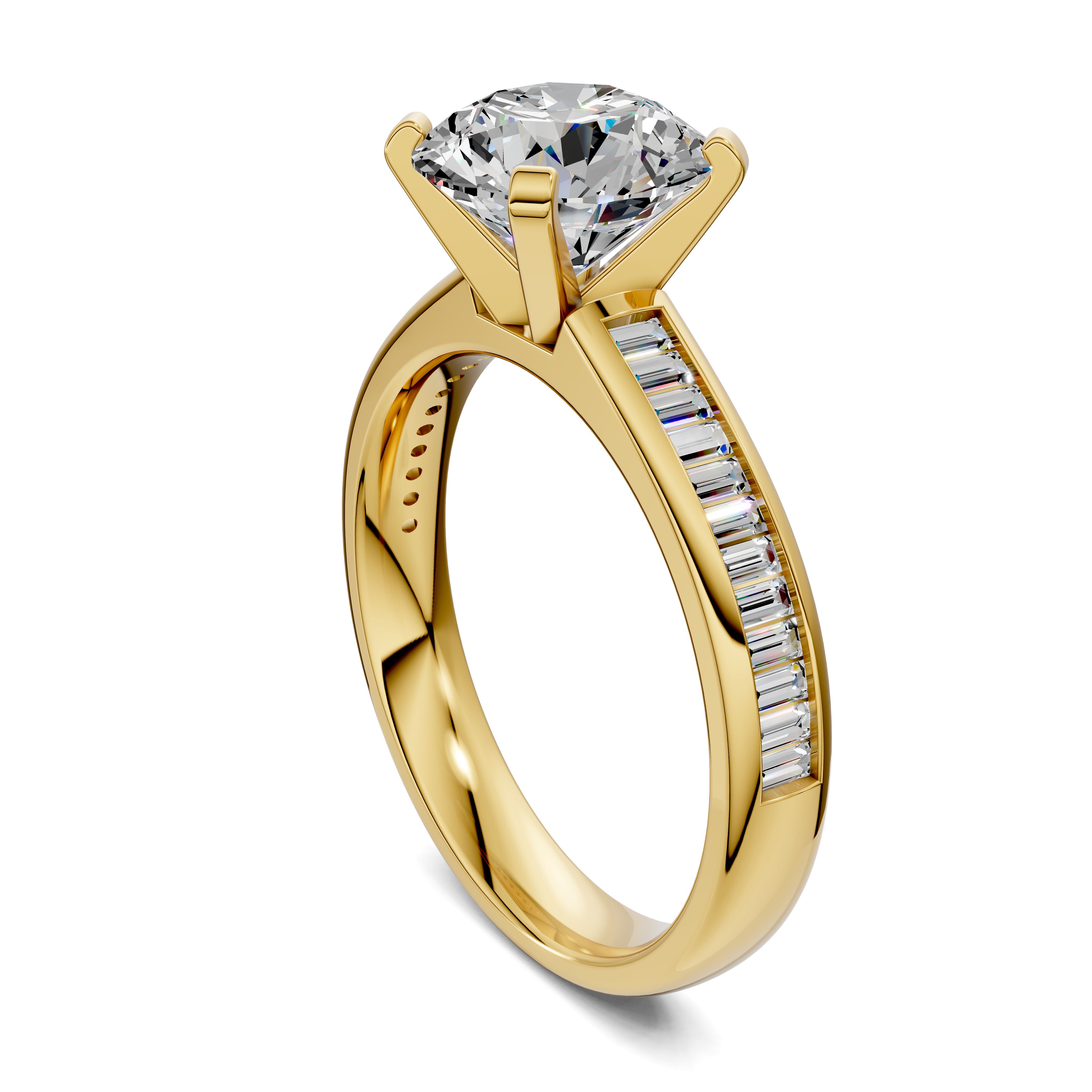 Paige Baguette Channel Set Ring