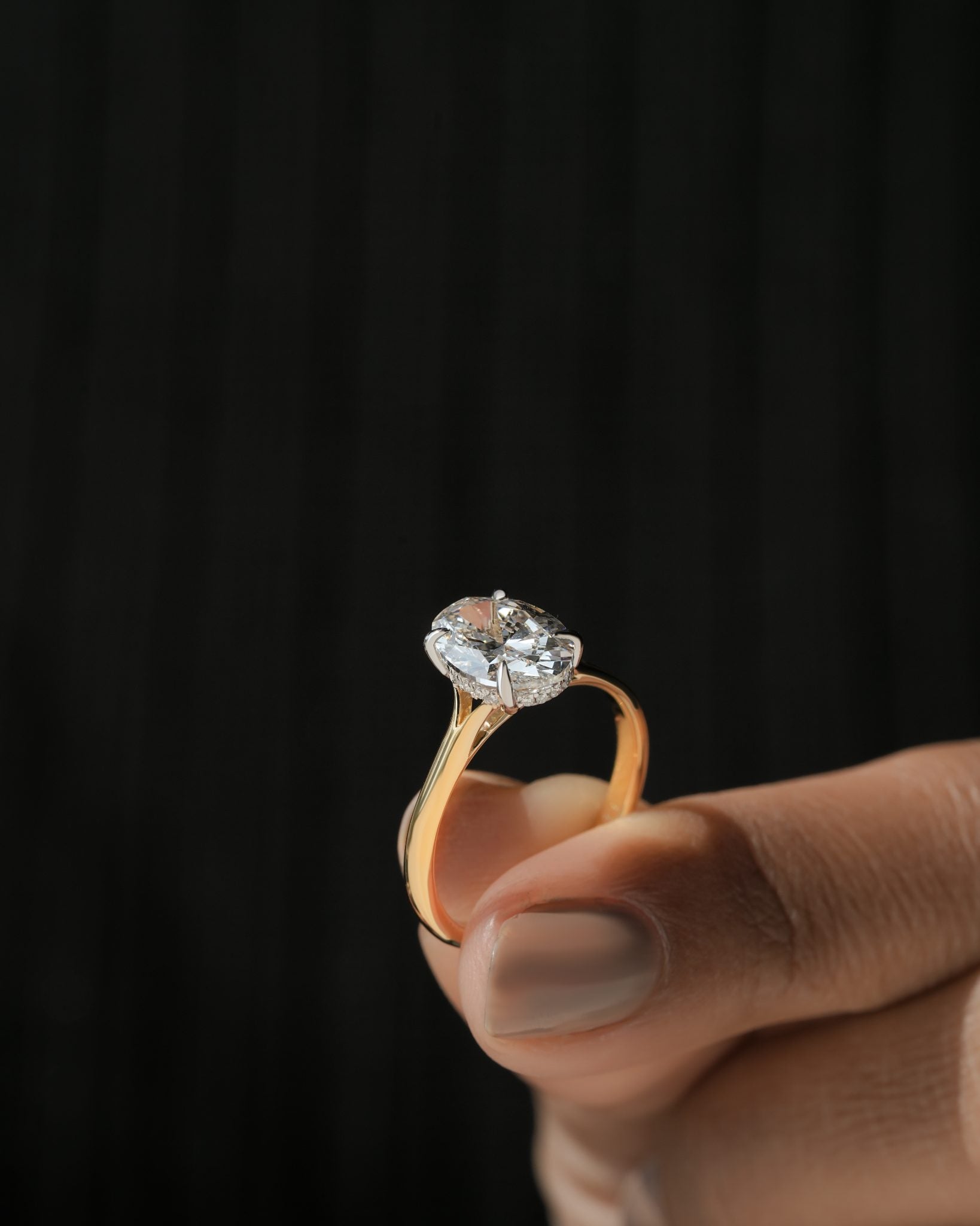 The Astrid Oval Solitaire Ring