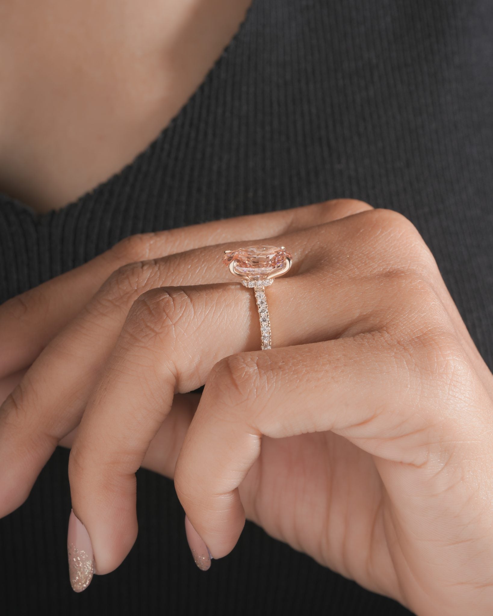 Rhea Secret Halo Ring