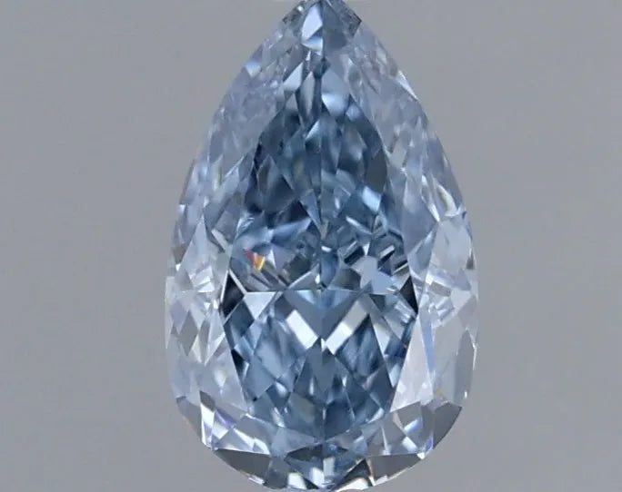 0.33ct Pear Lab Grown Diamond (Colour Fancy Intense Blue, Clarity VS1, IGI Certified)