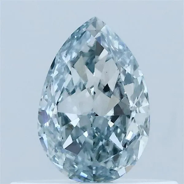 0.38ct Pear Lab Grown Diamond (Colour Fancy Blue, Clarity VS1, IGI Certified)
