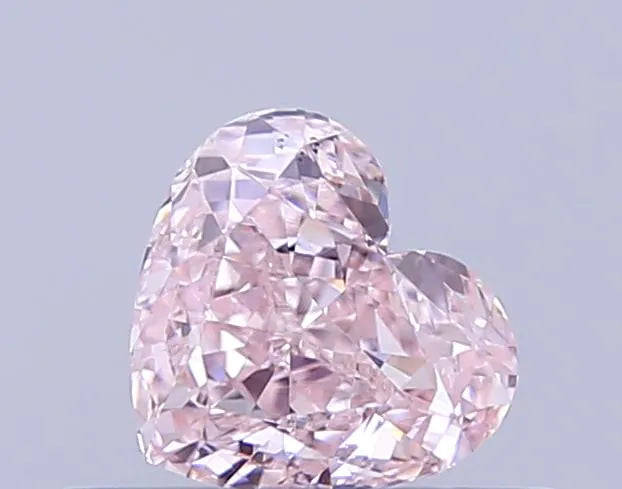 0.44ct Heart Lab Grown Diamond (Colour Fancy Pink, Clarity VS2, IGI Certified)