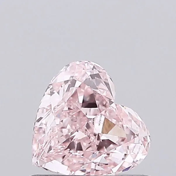 0.48ct Heart Lab Grown Diamond (Colour Fancy Intense Pink, Clarity VS1, IGI Certified)