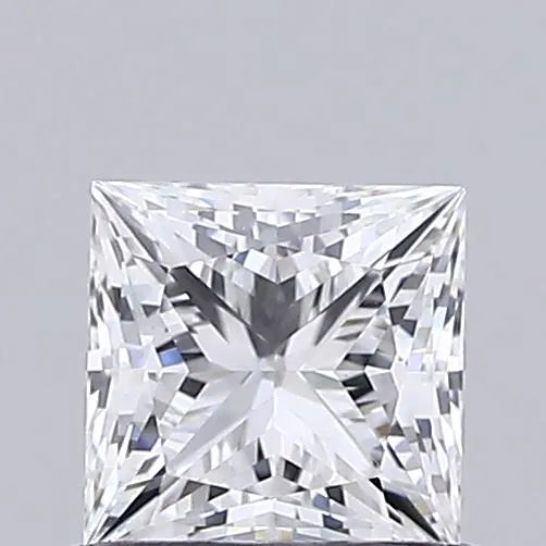 0.52ct Princess Lab Grown Diamond (Colour D, Clarity IF, IGI Certified)