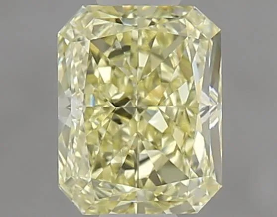 0.63ct Radiant Natural Diamond (Colour Fancy Light Yellow, Clarity VVS2, GIA Certified)
