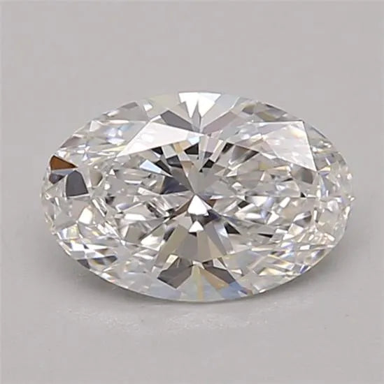 0.74ct Oval Lab Grown Diamond (Colour D, Clarity IF, Cut EX, IGI Certified)