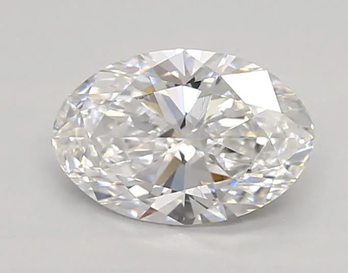 0.90ct Oval Lab Grown Diamond (Colour D, Clarity VVS2, IGI Certified)