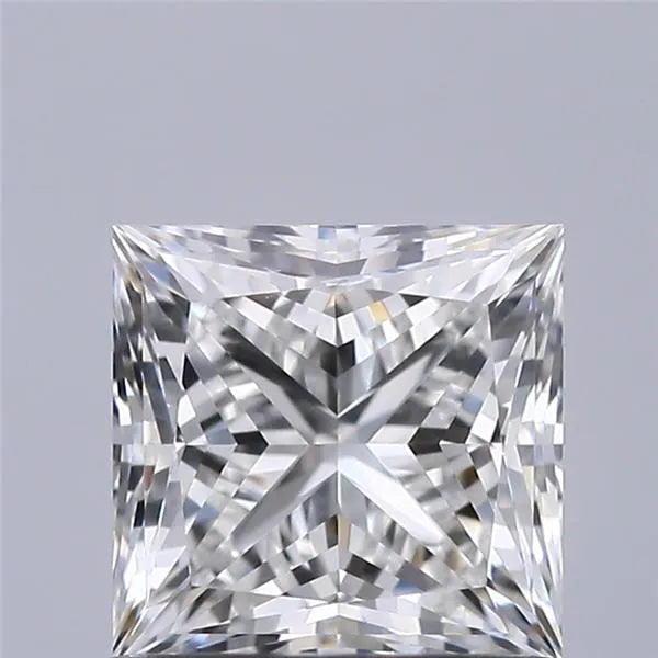 0.90ct Princess Natural Diamond (Colour F, Clarity IF, GIA Certified)