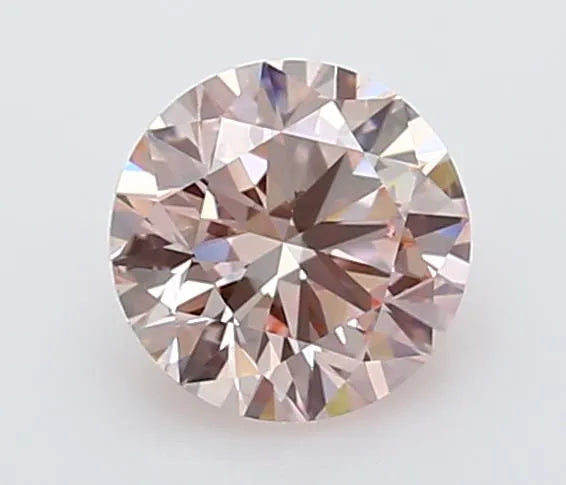 0.90ct Round Lab Grown Diamond (Colour Fancy Light Pink, Clarity VS1, Cut ID, IGI Certified)