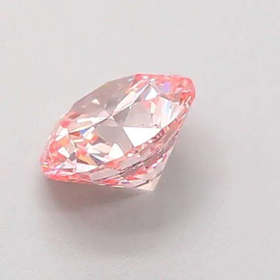 0.95ct Round Lab Grown Diamond (Colour Fancy Light Pink, Clarity VS1, Cut ID, IGI Certified)