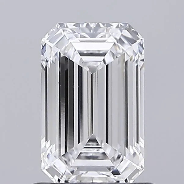0.96ct Emerald Lab Grown Diamond (Colour D, Clarity VVS2, IGI Certified)