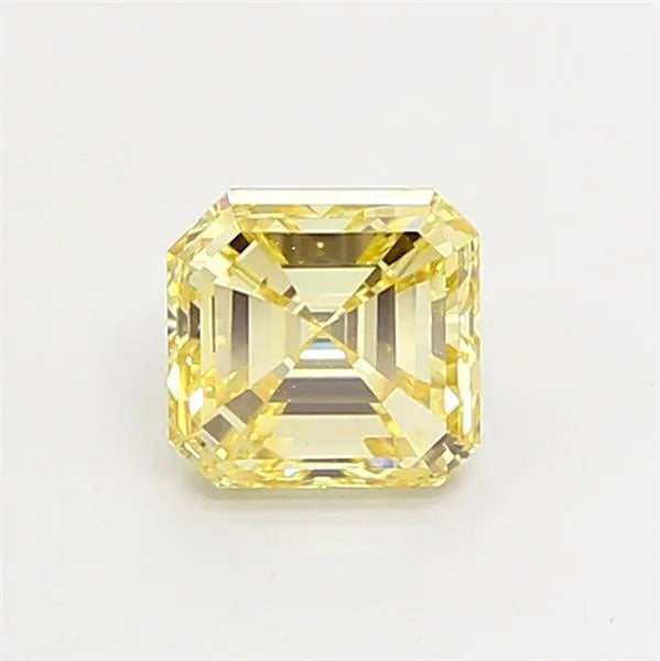 1.00ct Asscher Lab Grown Diamond (Colour Fancy Light Yellow, Clarity VS1, IGI Certified)