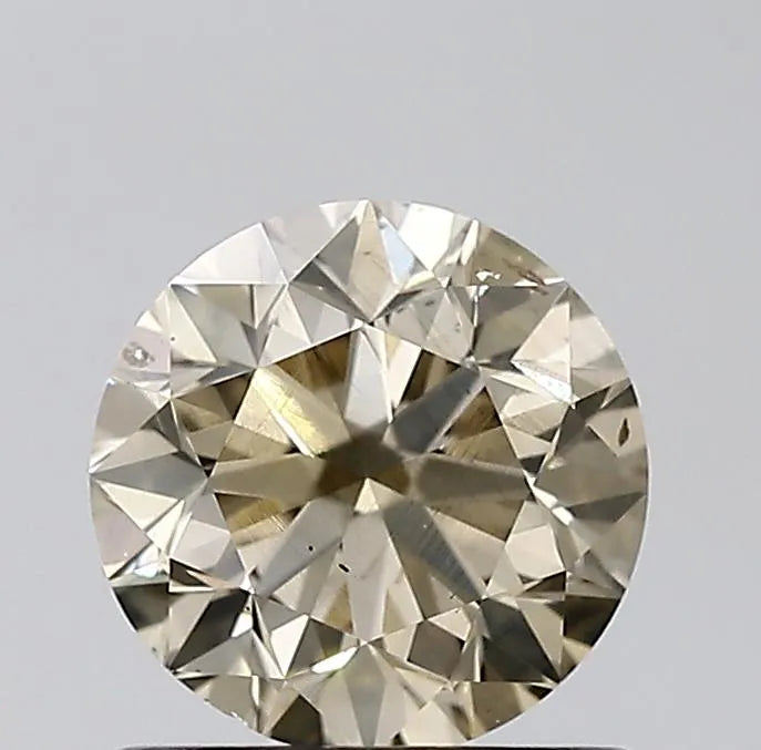 1.00ct Round Natural Diamond (Colour YZ, Clarity SI1, Cut VG, GIA Certified)
