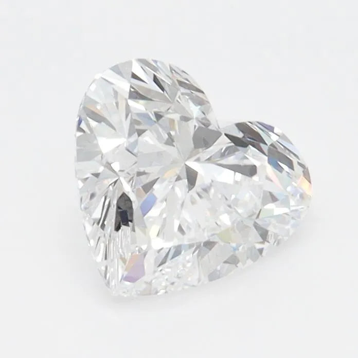1.01ct Heart Lab Grown Diamond (Colour D, Clarity IF, IGI Certified)