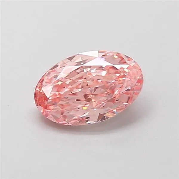 1.01ct Oval Lab Grown Diamond (Colour Fancy Vivid Pink, Clarity VS2, IGI Certified)