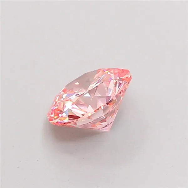 1.01ct Round Lab Grown Diamond (Colour Fancy Intense Pink, Clarity VVS2, Cut ID, IGI Certified)