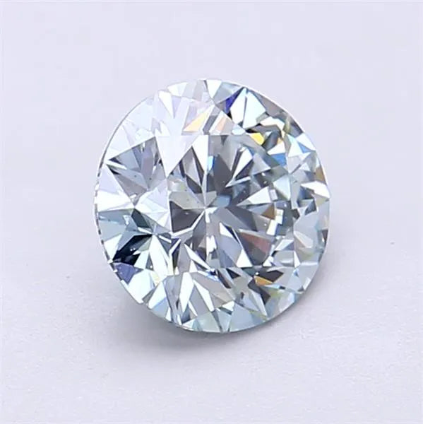 1.02ct Round Lab Grown Diamond (Colour Fancy Intense Blue, Clarity VS2, Cut ID, IGI Certified)
