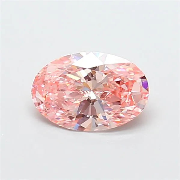 1.09ct Oval Lab Grown Diamond (Colour Fancy Vivid Pink, Clarity VVS2, IGI Certified)