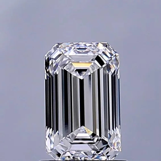 1.11ct Emerald Lab Grown Diamond (Colour D, Clarity VVS1, IGI Certified)