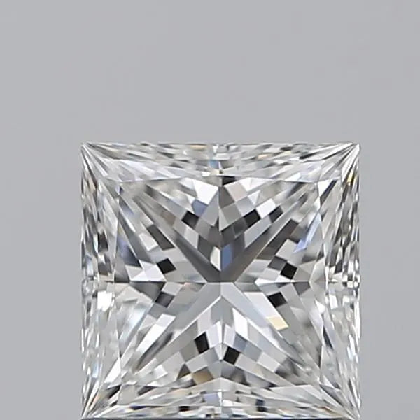 1.11ct Princess Natural Diamond (Colour F, Clarity VVS1, GIA Certified)