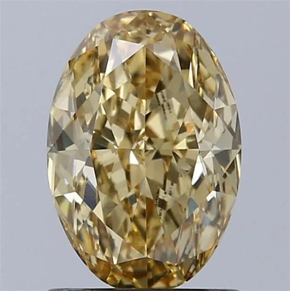 1.26ct Oval Lab Grown Diamond (Colour Fancy Intense Yellow, Clarity VS1, IGI Certified)