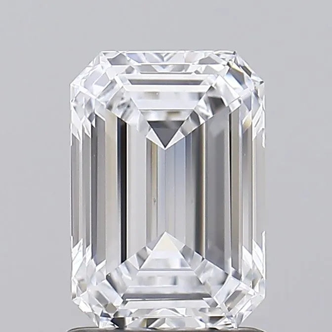 1.37ct Emerald Lab Grown Diamond (Colour D, Clarity VVS1, IGI Certified)