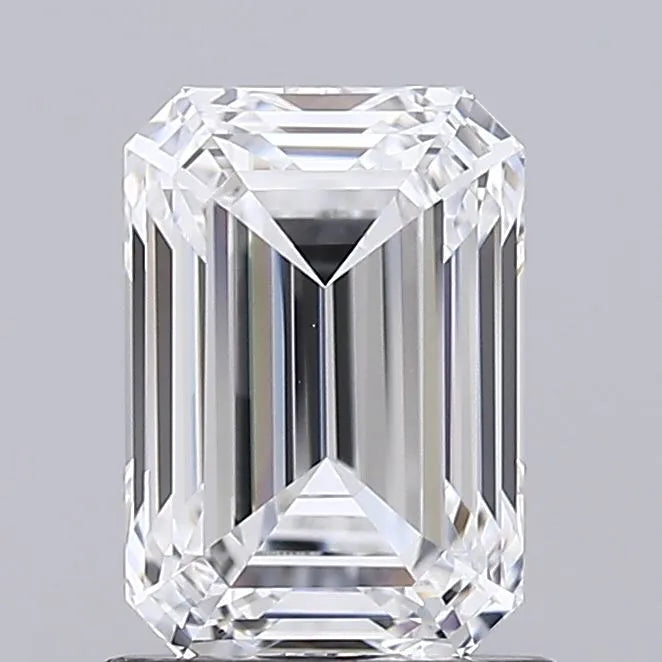 1.40ct Emerald Lab Grown Diamond (Colour D, Clarity IF, IGI Certified)