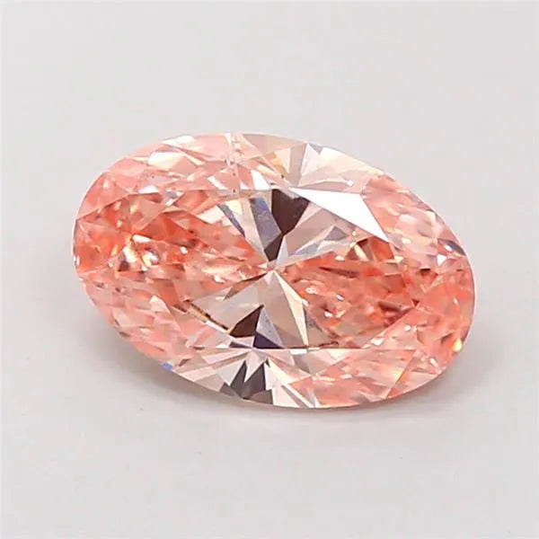 1.40ct Oval Lab Grown Diamond (Colour Fancy Intense Pink, Clarity VS1, IGI Certified)