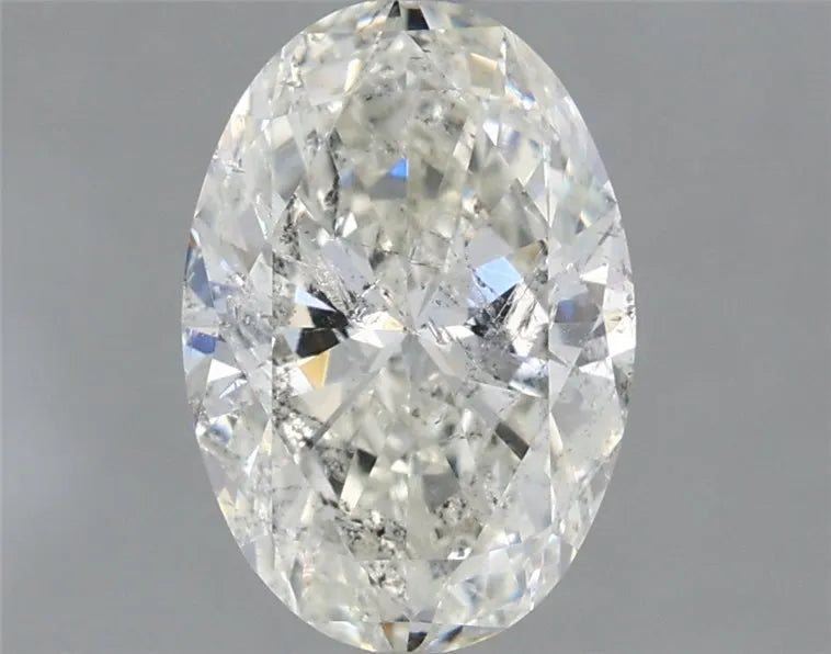 1.53ct Oval Natural Diamond (Colour I, Clarity SI2, Cut EX, IGI Certified)