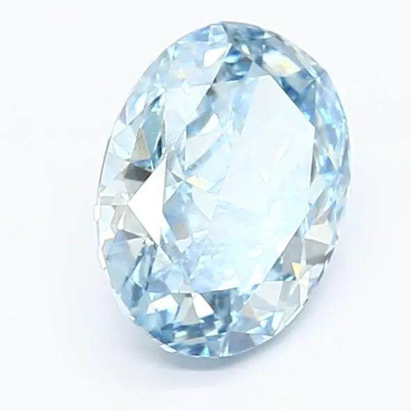 1.64ct Oval Lab Grown Diamond (Colour Fancy Vivid Blue, Clarity VVS2, IGI Certified)